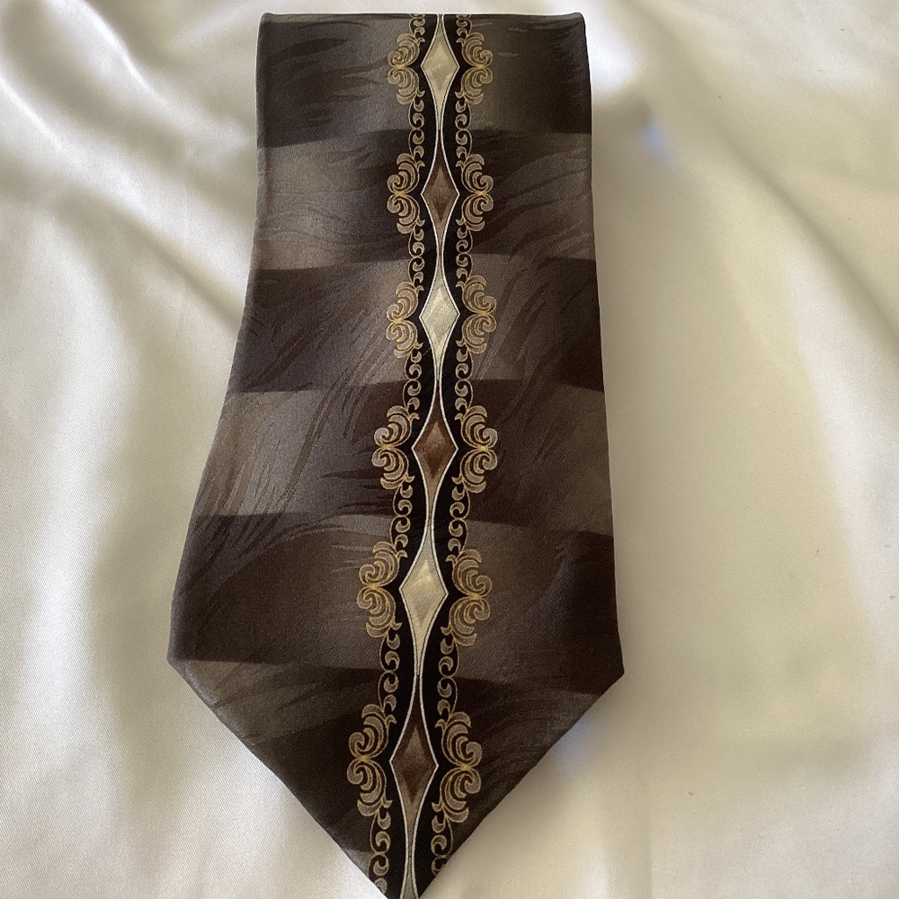 Hand made 100% Silk Di MOGGIO Classic Tie Multicolor 4” x 60” Long